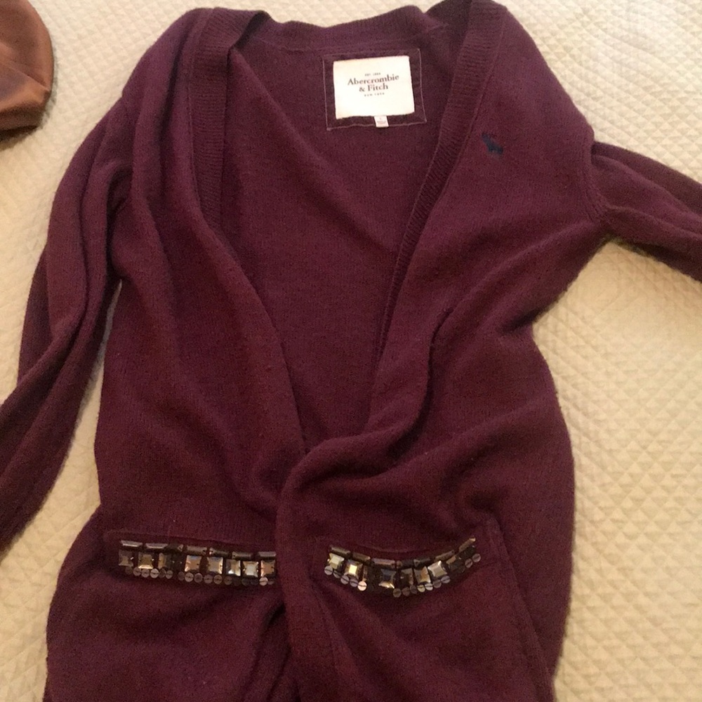 Maroon long sweater